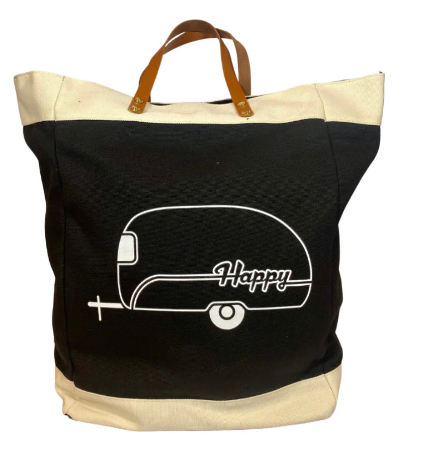 happy camper tote